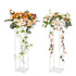 2PCS 31.5inch/80cm High Wedding Flower Stand, With Acrylic Laminate,Acrylic Vase Column Geometric Centerpiece Stands, Floral Display Rack for T-Stage Events Reception, Party Decoration Home
