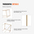 10PCS 31.5inch/80cm High Wedding Flower Stand, With Acrylic Laminate,Metal Vase Column Geometric Centerpiece Stands, Gold Rectangular Floral Display Rack for Events Reception, Party Decoration