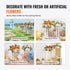 4PCS Gold Metal Column Wedding Flower Stand, 23.6inch /60cm High With Metal Laminate, Vase Geometric Centerpiece Stands, Cylindrical Floral Display Rack for Events Reception, Party Road Leads