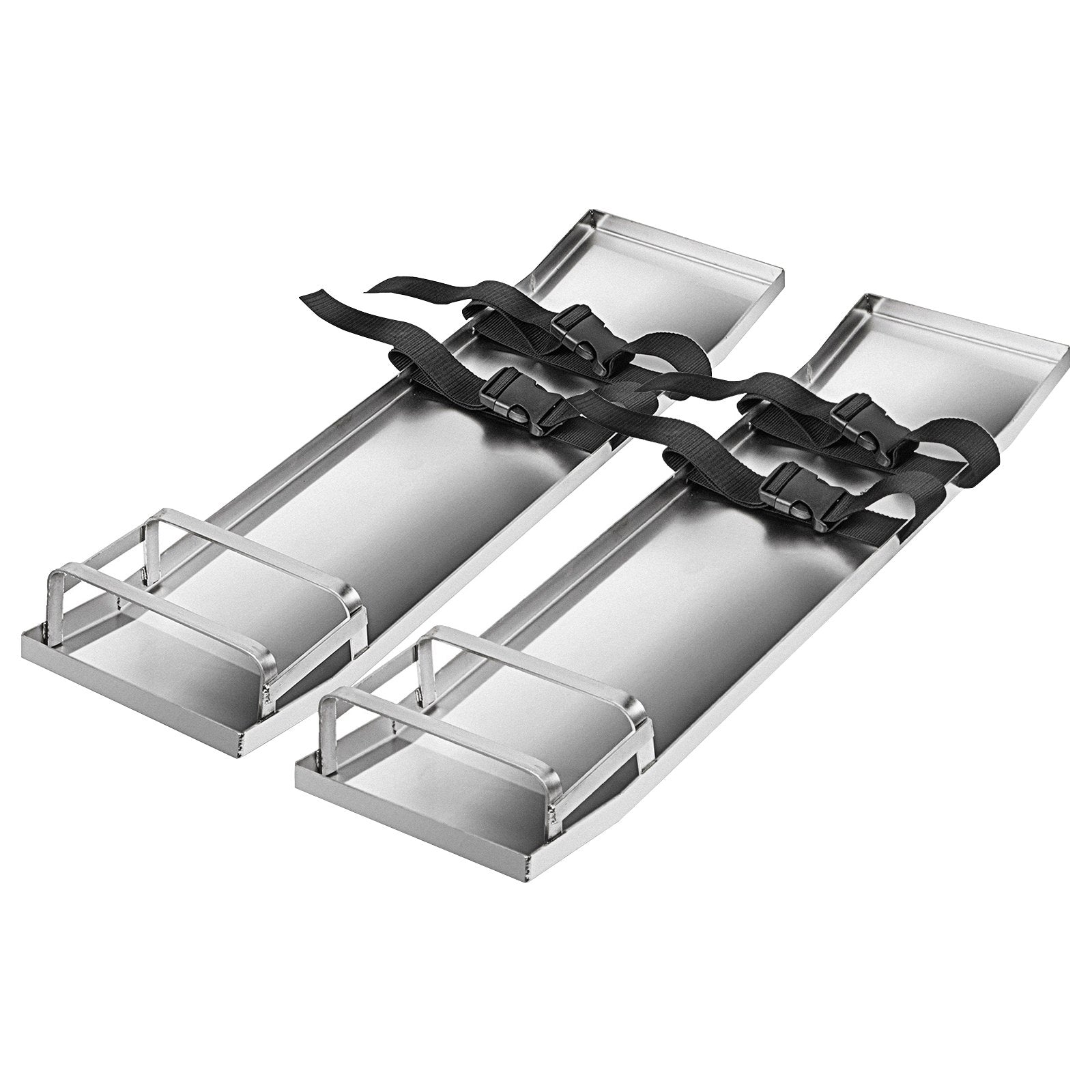 Concrete Knee Boards 70cm x 20cm Slider Knee Boards, Kneeler Board Stainless Steel Kneeboards, Concrete Sliders Pair Moving Sliders, with Concrete Board Straps for Cement and Concrete Finishi