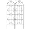 VEVOR 2 Packs Metal Garden Trellis for Climbing Plant Support 71x20 in Rustproof