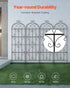 4 Packs Metal Garden Trellis for Climbing Plant Support 71x20 in Rustproof