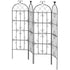 4 Packs Metal Garden Trellis for Climbing Plant Support 71x20 in Rustproof