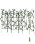 4 Packs Metal Garden Trellis for Climbing Plant Support 71x20 in Rustproof