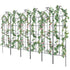4 Packs Metal Garden Trellis for Climbing Plant Support 71x20 in Rustproof