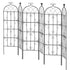 4 Packs Metal Garden Trellis for Climbing Plant Support 71x20 in Rustproof