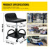 Rolling Garage Stool 300LBS Adjustable Mechanic Work Shop Seat w/Casters