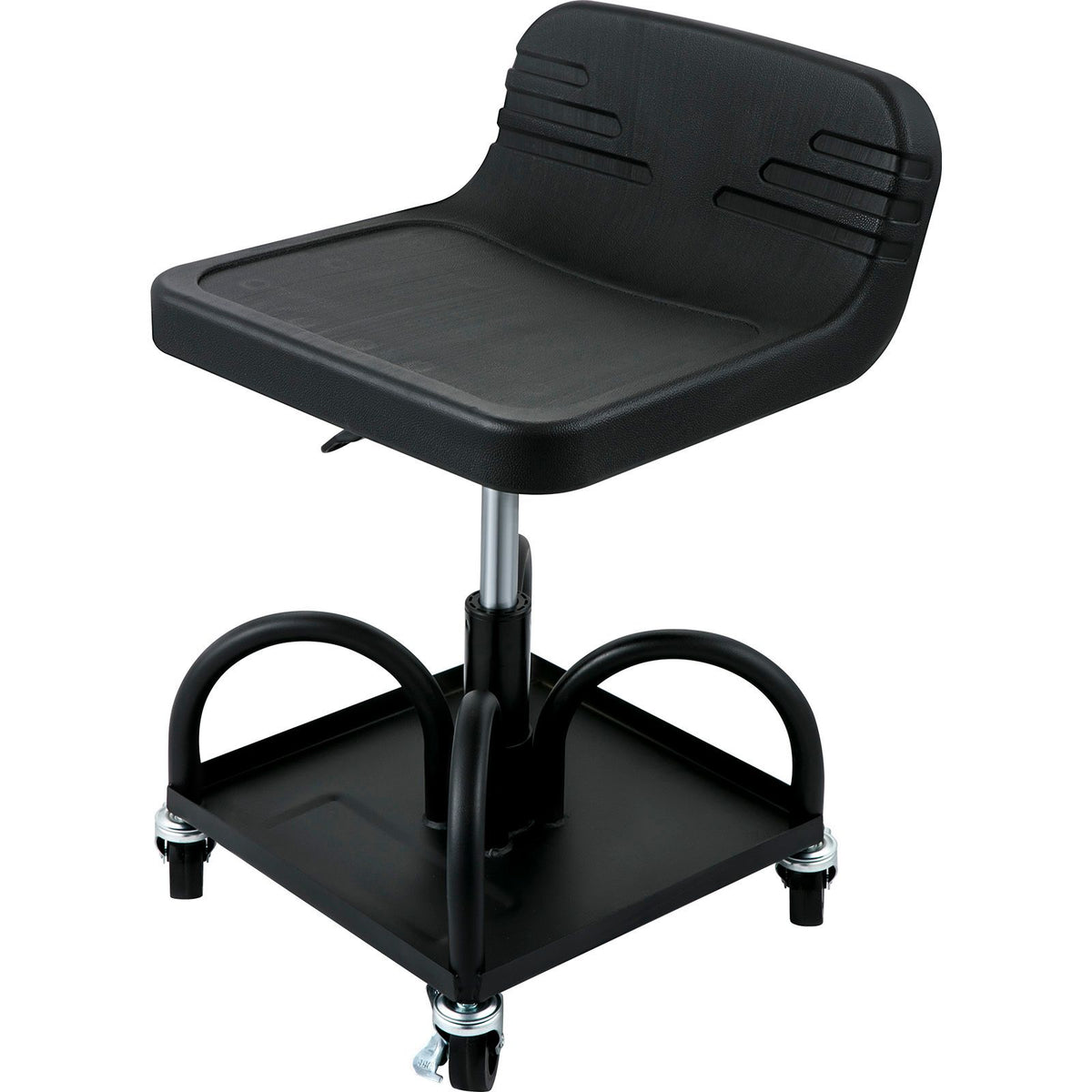 Rolling Garage Stool 300LBS Adjustable Mechanic Work Shop Seat w/Casters