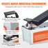 10000 PSI Air Hydraulic Pump Foot Operated 1/2 Gal Reservoir Gray