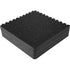 12 PCS 14 mm Thick Gym Floor Mats, 24" x 24" EVA Foam & Rubber Top Interlocking Workout Floor Mats with 4.5 m² Coverage, Waterproof Exercise Puzzle Flooring for Gym, Home, Garage, Basemen
