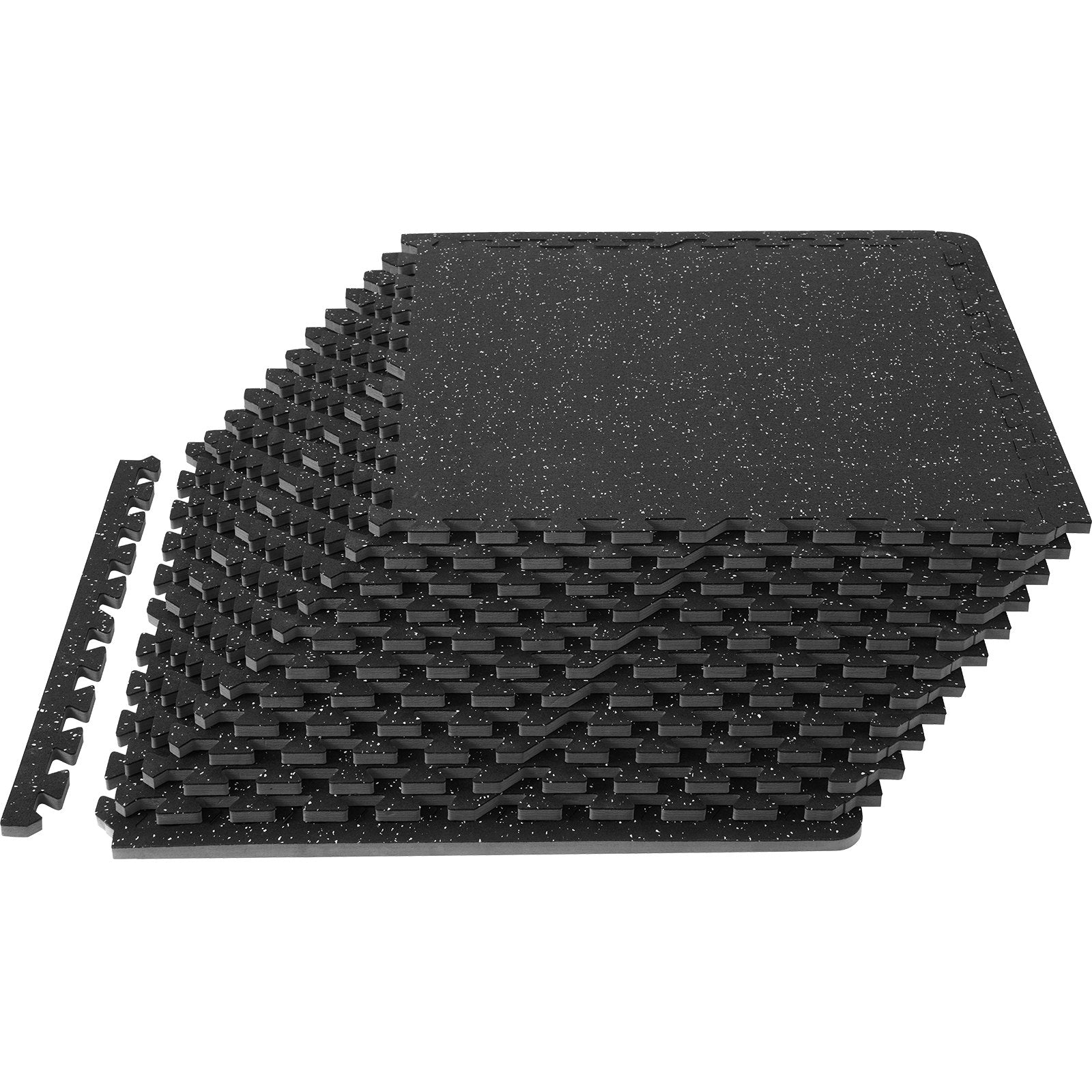 12 PCS 14 mm Thick Gym Floor Mats, 24