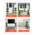 Artificial Double Ball Topiary Tree 36" Faux Boxwood Plant 2 Pack Decor