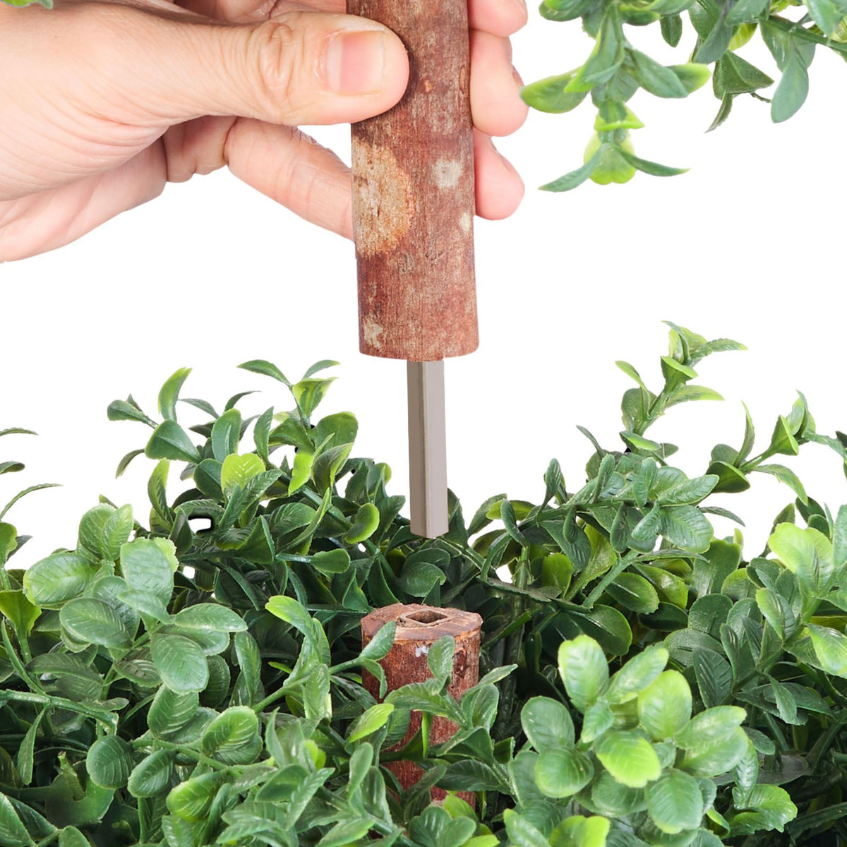 Artificial Double Ball Topiary Tree 36