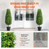 2 Pack 91.4cm Artificial Boxwood Topiary Tree Faux Plant UV Decor In/Outdoor