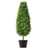 2 Pack 91.4cm Artificial Boxwood Topiary Tree Faux Plant UV Decor In/Outdoor