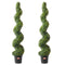 VEVOR 2 Pack 152.4cm Artificial Boxwood Topiary Tree Faux Plant UV Decor In/Outdoor