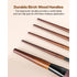 9PCS Makeup Brush Set Foundation Eyeshadow Blending Kit with Travel Bag