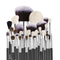 34-Piece Makeup Brush Set, Professional Brushes Kit for Foundation Blending Eyeshadow Concealer Blush - with Soft Bristles, Ergonomic Wood Handle, Travel-Friendly Case Included