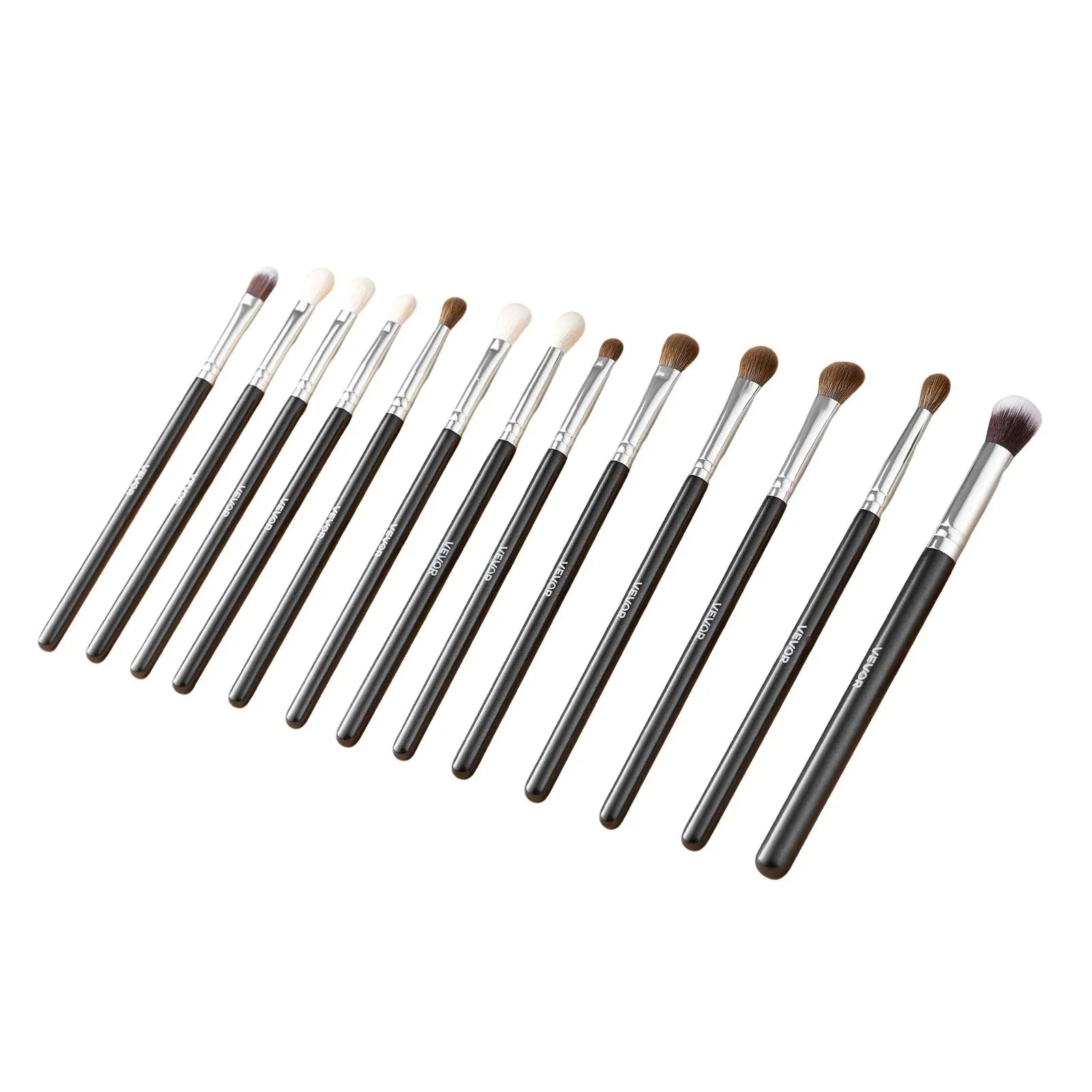 34-Piece Makeup Brush Set, Professional Brushes Kit for Foundation Blending Eyeshadow Concealer Blush - with Soft Bristles, Ergonomic Wood Handle, Travel-Friendly Case Included