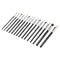 15PCS Makeup Brush Set Vegan Synthetic Foundation Eyeshadow Travel Kit