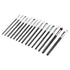 15PCS Makeup Brush Set Vegan Synthetic Foundation Eyeshadow Travel Kit