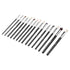 15-Piece Makeup Brush Set for Foundation Blending Eyeshadow, Professional Vegan Brushes with Soft Synthetic Bristles, Ergonomic Wood Handle & Aluminum Ferrule, Portable and Travel-Friendly