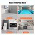 Modular Interlocking Cushion, 50 Pack 30 x 30 cm Splicing Drainage Mats, Soft PVC Interlocking Drainage Floor Tiles, Non-Slip Drainage Holes for Restroom, Bathroom, Kitchen, Pool, Wet Area, Gray