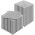 Modular Interlocking Cushion, 50 Pack 30 x 30 cm Splicing Drainage Mats, Soft PVC Interlocking Drainage Floor Tiles, Non-Slip Drainage Holes for Restroom, Bathroom, Kitchen, Pool, Wet Area, Gray
