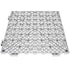 Modular Interlocking Cushion, 50 Pack 30 x 30 cm Splicing Drainage Mats, Soft PVC Interlocking Drainage Floor Tiles, Non-Slip Drainage Holes for Restroom, Bathroom, Kitchen, Pool, Wet Area, Gray