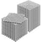Modular Interlocking Cushion, 50 Pack 30 x 30 cm Splicing Drainage Mats, Soft PVC Interlocking Drainage Floor Tiles, Non-Slip Drainage Holes for Restroom, Bathroom, Kitchen, Pool, Wet Area, Gray
