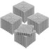 Modular Interlocking Cushion, 55 Pack 30 x 30 cm Splicing Drainage Mats, Soft PVC Interlocking Drainage Floor Tiles, Non-Slip Drainage Holes for Restroom, Bathroom, Kitchen, Pool, Wet Area, Gray