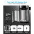 Water Distiller, 4L 1.1 Gallon Pure Water Purifier Filter For Home Table Countertop, 1750W Distilled Maker with Glass Pot, Stainless Steel Interior Drinking Machine to Make Clean Waters, Grey