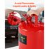 19L Type II Safety Gas Can Red Metal Fuel Storage with Spout
