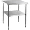 Stainless Steel Work Prep Table Commercial Food Prep Table 30x30x36in