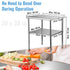 Stainless Steel Work Prep Table Commercial Food Prep Table 30x30x36in