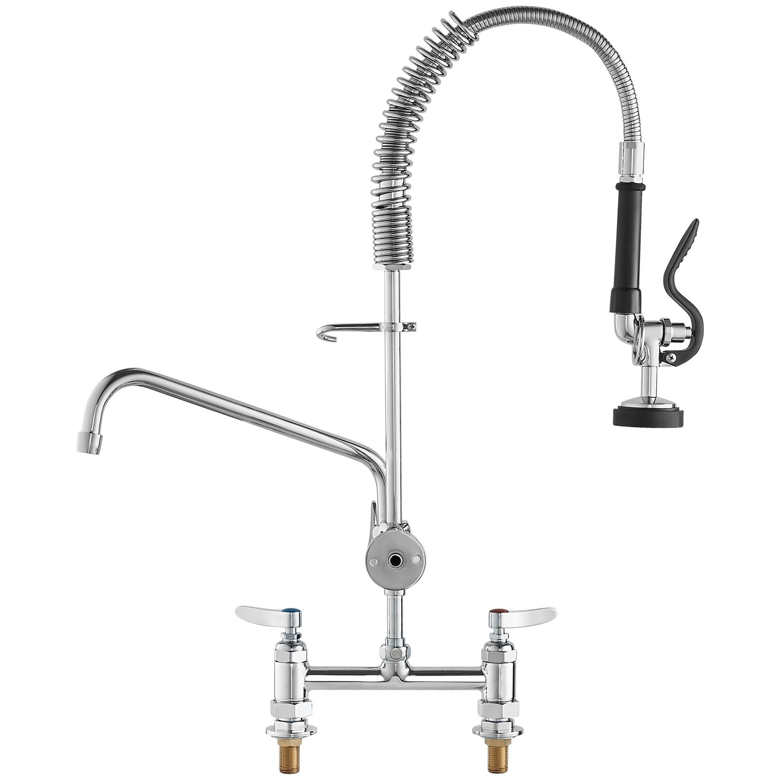 Commercial Faucet with Pre-Rinse Sprayer, 26