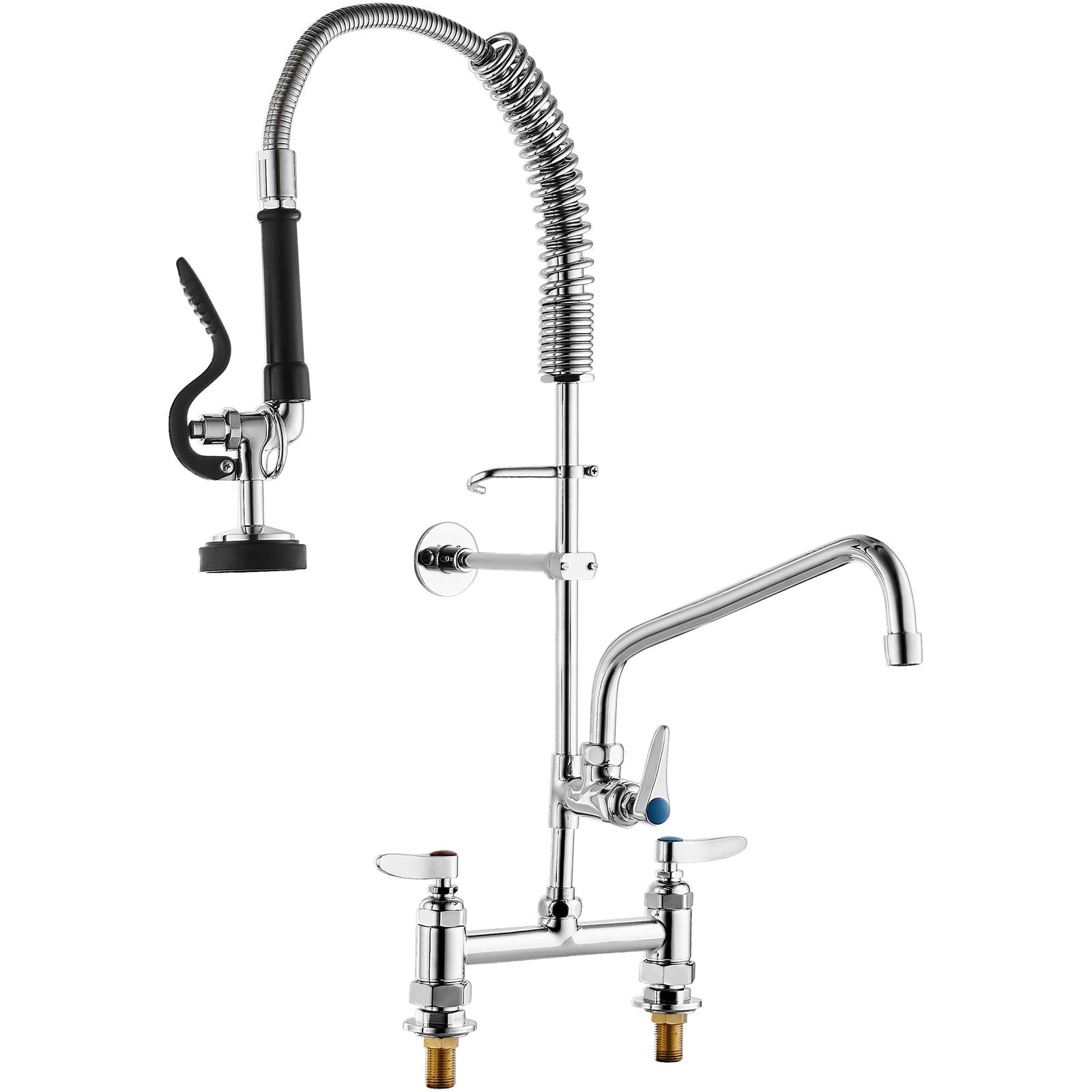 Commercial Faucet with Pre-Rinse Sprayer, 26
