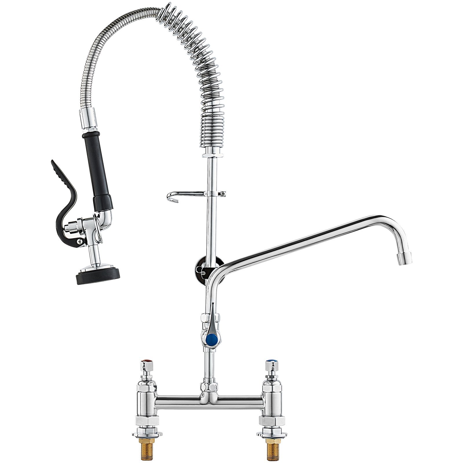 Commercial Faucet with Pre-Rinse Sprayer, 26