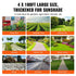 Weed Barrier Landscape Fabric, 4*100FT Heavy Duty Garden Weed Fabric, Woven PP Weed Control Fabric, Driveway Fabric, Geotextile Fabric for Landscaping, Ground Cover, Weed Blocker Weed Mat, Black
