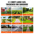 4x300FT Heavy Duty Weed Barrier Landscape Fabric 3.2oz Garden Weed Mat