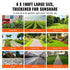 Weed Barrier Landscape Fabric, 6*100FT Heavy Duty Garden Weed Fabric, Woven PP Weed Control Fabric, Driveway Fabric, Geotextile Fabric for Landscaping, Ground Cover, Weed Blocker Weed Mat, Black