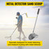 Metal Detector Sand Scoop Metal Detecting Hunting Scoop with Steel Handle