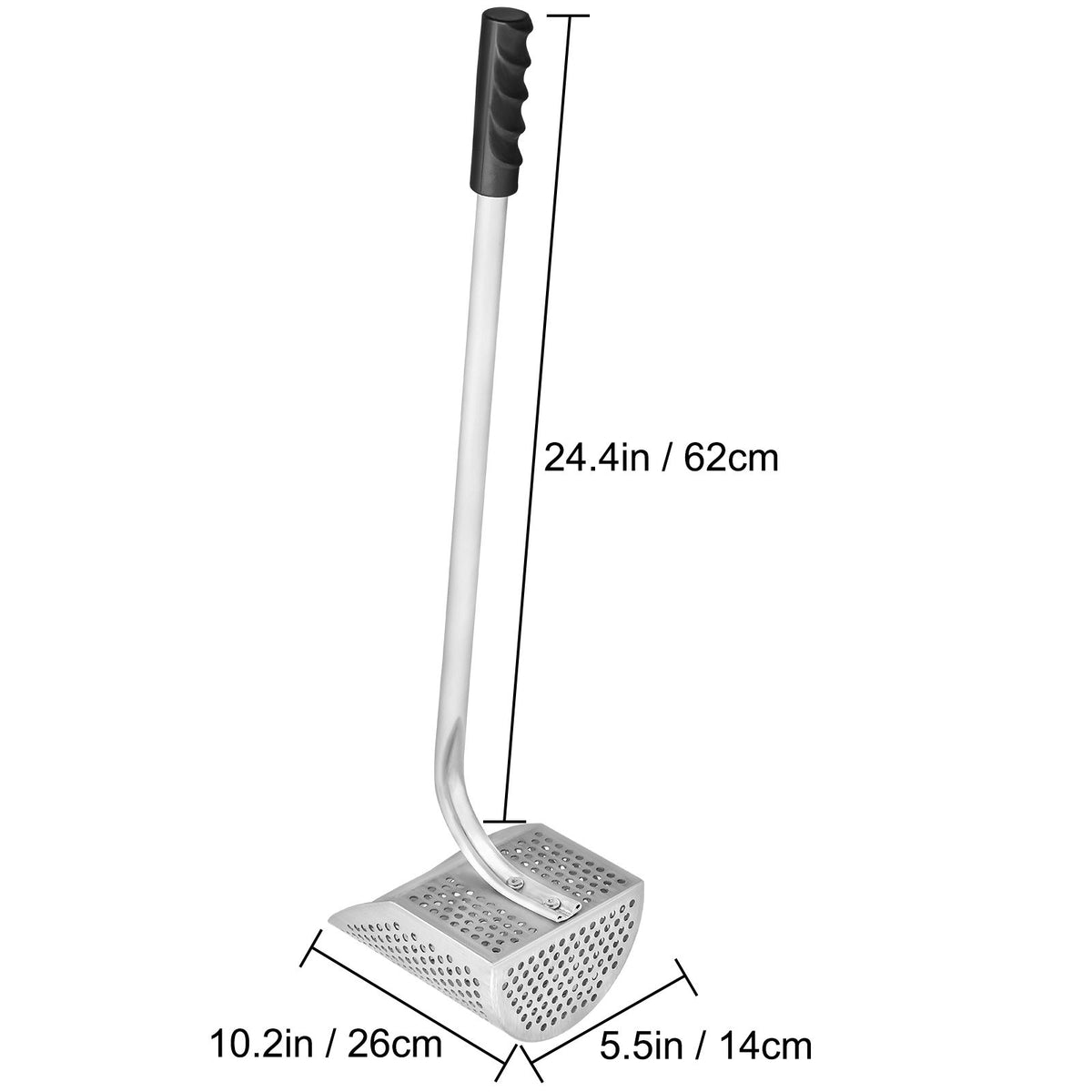 Metal Detector Sand Scoop Metal Detecting Hunting Scoop with Steel Handle