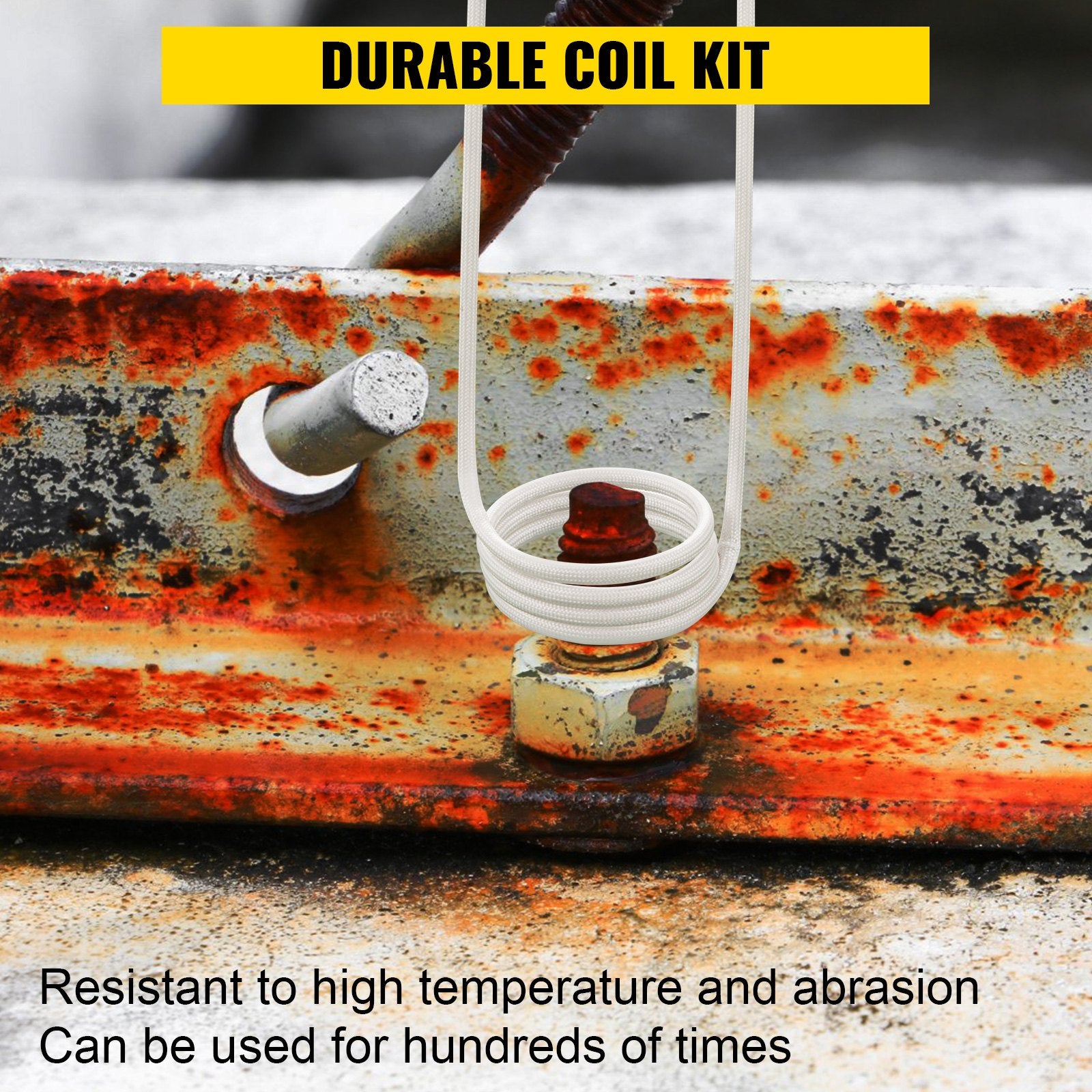 Induction Heater Coil Kit Induction Coils 8PCS For Removing Rusty Bolts