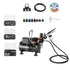 Airbrush Kit, 1/6 HP, Air Brush Kit with Air Compressor, 3 Dual-Action Professional Airbrushes with 3 Tips, Hose, Acrylic Paint, 2 Fans, Low Noise, for Cake Decorating, Model Painting, Nail Art
