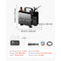 Airbrush Kit Air Brush Kit 1/6 HP Air Compressor 1 Airbrush 3 Tips Paint