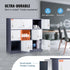 VEVOR 9 Doors Metal Storage Cabinet Employees Steel Storage Cabinet Office Gray
