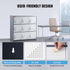 VEVOR 9 Doors Metal Storage Cabinet Employees Steel Storage Cabinet Office Gray