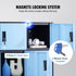 VEVOR 9 Doors Metal Storage Cabinet Employees Steel Storage Cabinet Office Black