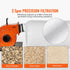 VEVOR Dust Collector, 1HP 460 CFM Air Flow, Rolling Dust Collector with 80L Large Dust Collection Bag, 2.5 Micron Bag Filtration, Industrial Workshop Mobile Wood Dust Container with Handle and Wheels